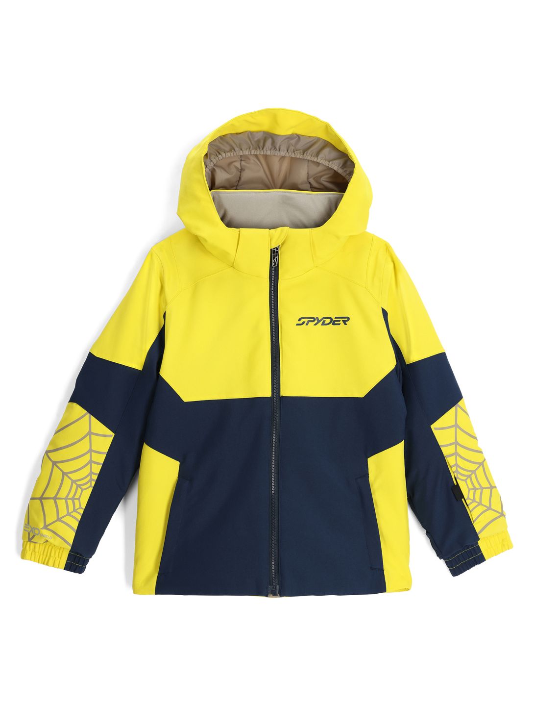 Spyder, Challenger chaqueta de esquí niños Acid Yellow amarillo, negro 