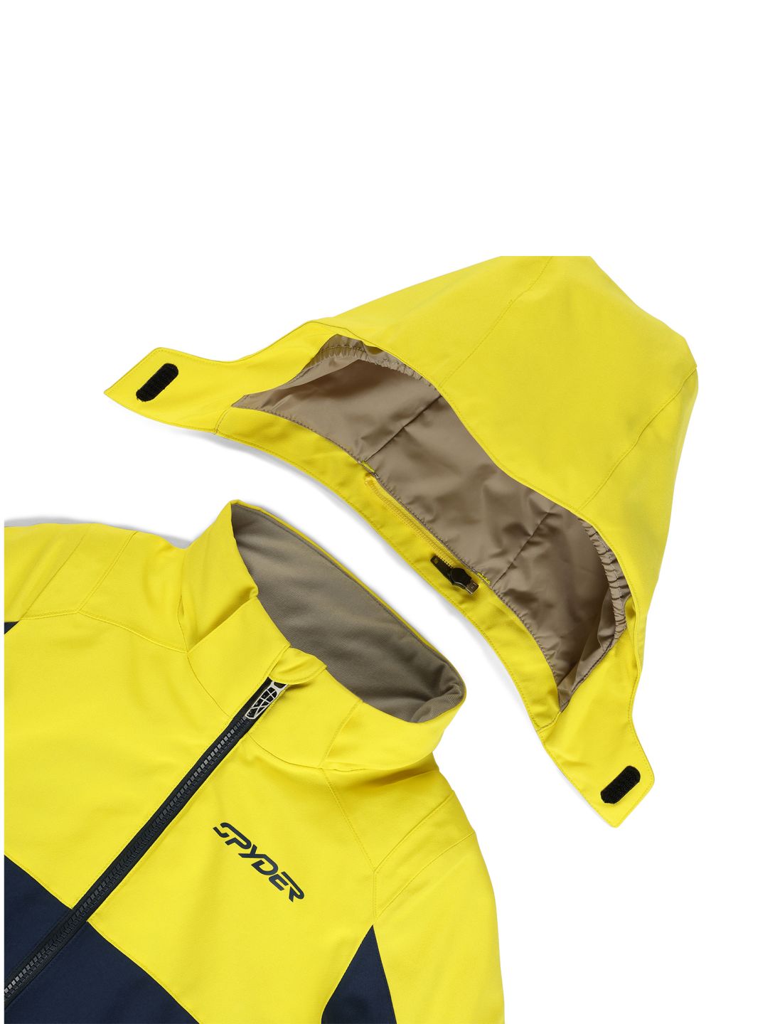 Spyder, Challenger chaqueta de esquí niños Acid Yellow amarillo, negro 