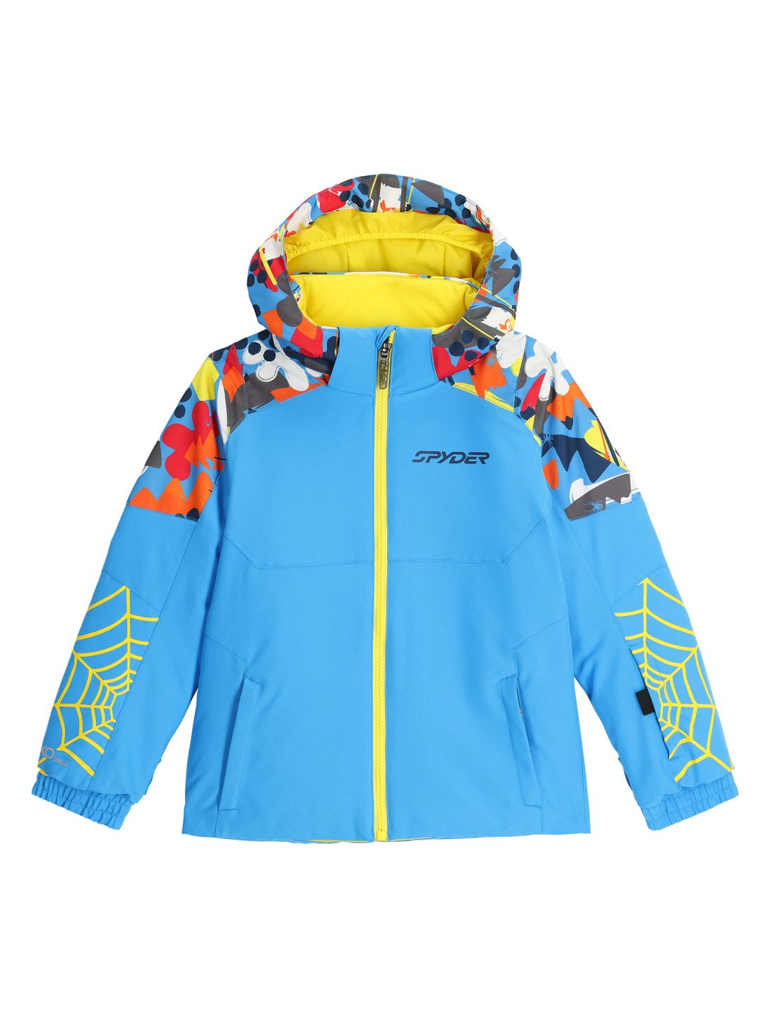 Spyder, Challenger chaqueta de esquí niños Yeti Camo Aether Blue azul 