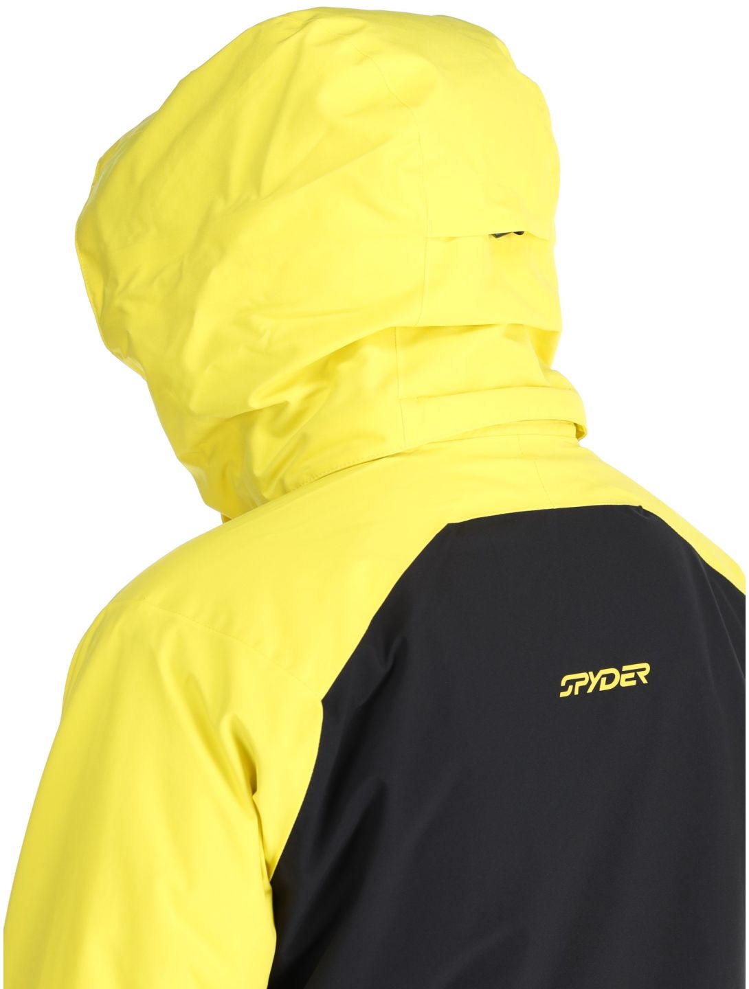 Spyder, Copper chaqueta de esquí hombres Acid Yellow amarillo, negro 