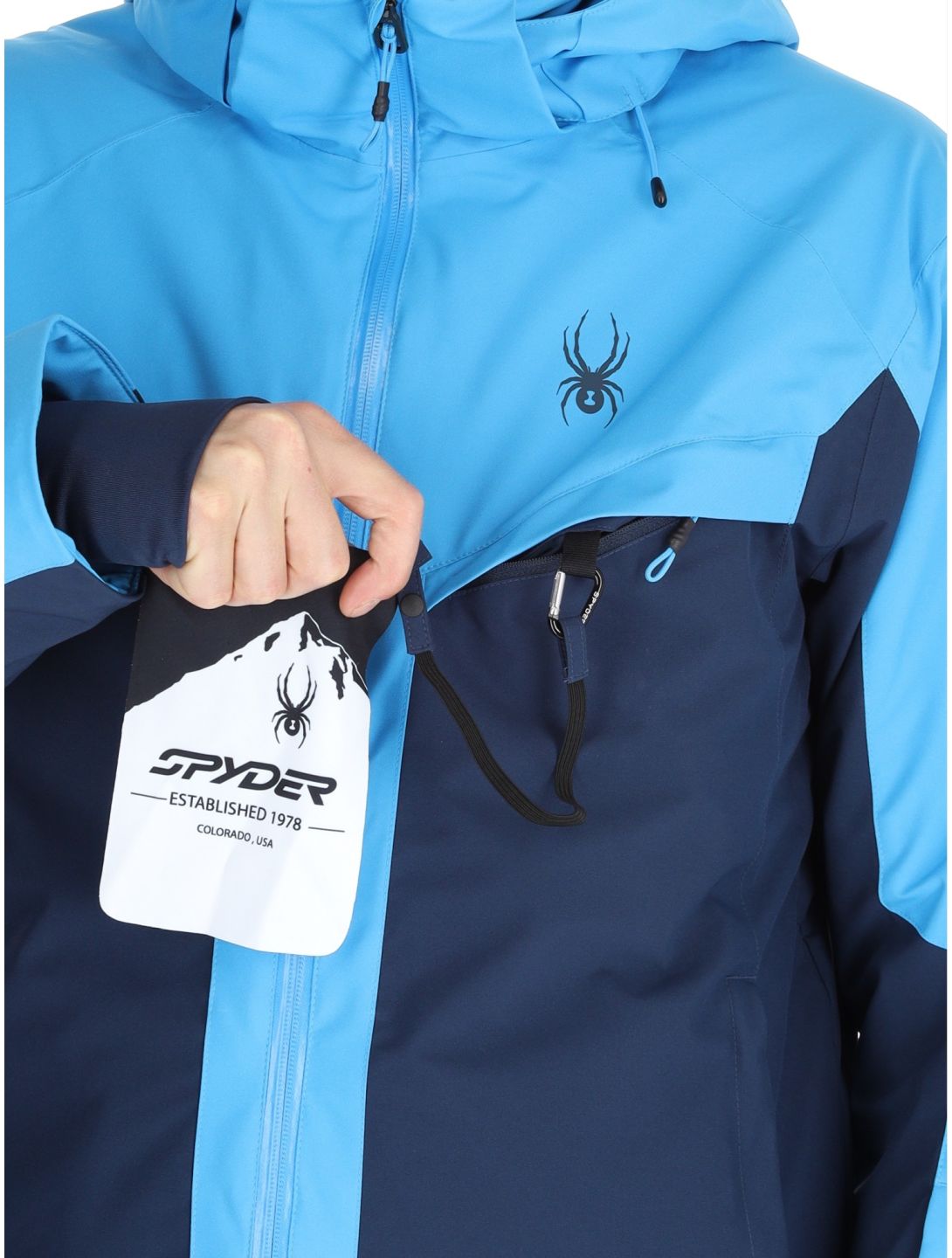 Spyder, Copper chaqueta de esquí hombres Aether Blue azul 