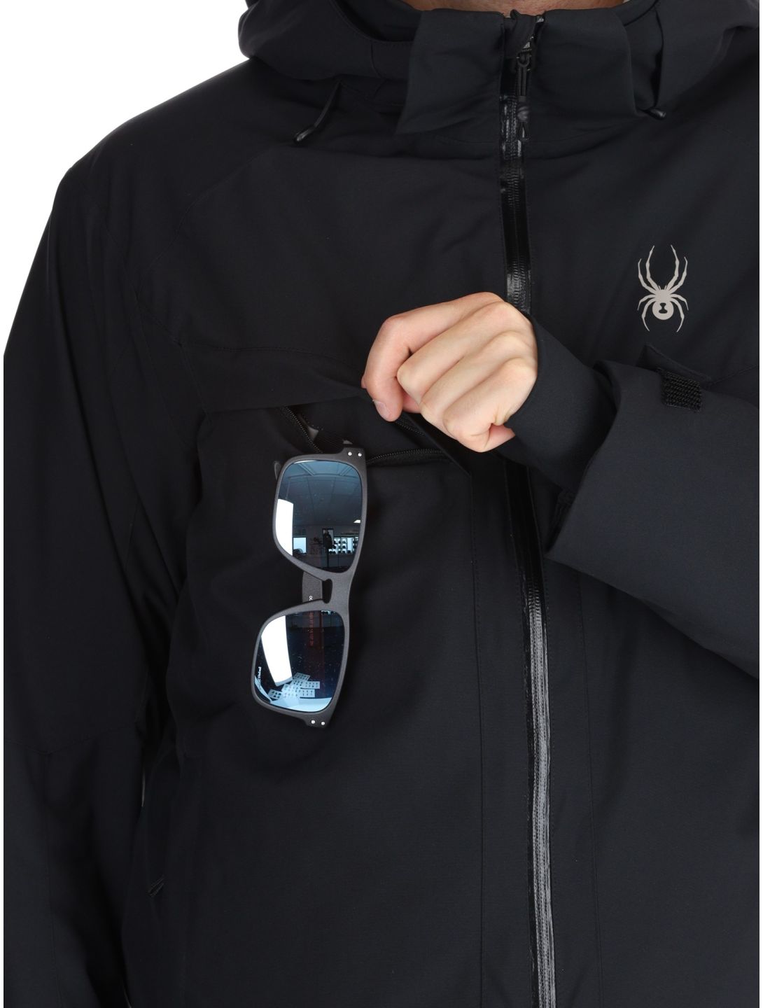 Spyder, Copper chaqueta de esquí hombres Black negro 