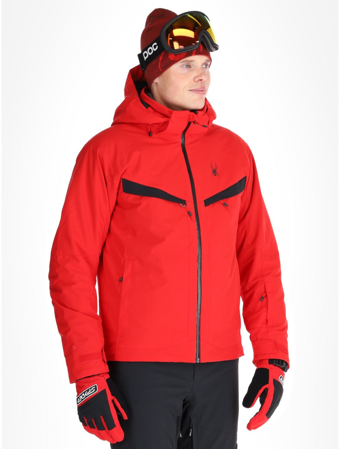 Spyder, Copper chaqueta de esquí hombres Spyder Red rojo 