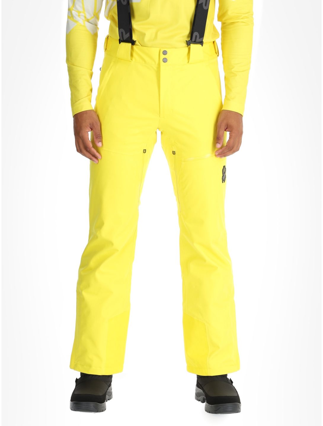 Spyder, Dare pantalones de esquí hombres Acid Yellow amarillo 