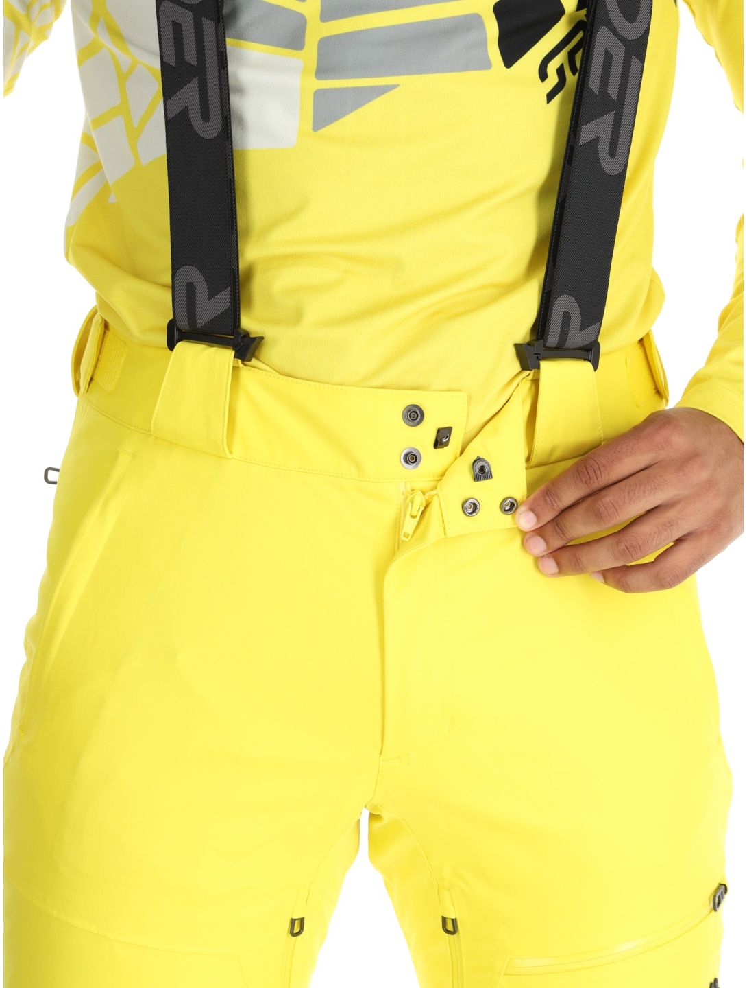 Spyder, Dare pantalones de esquí hombres Acid Yellow amarillo 