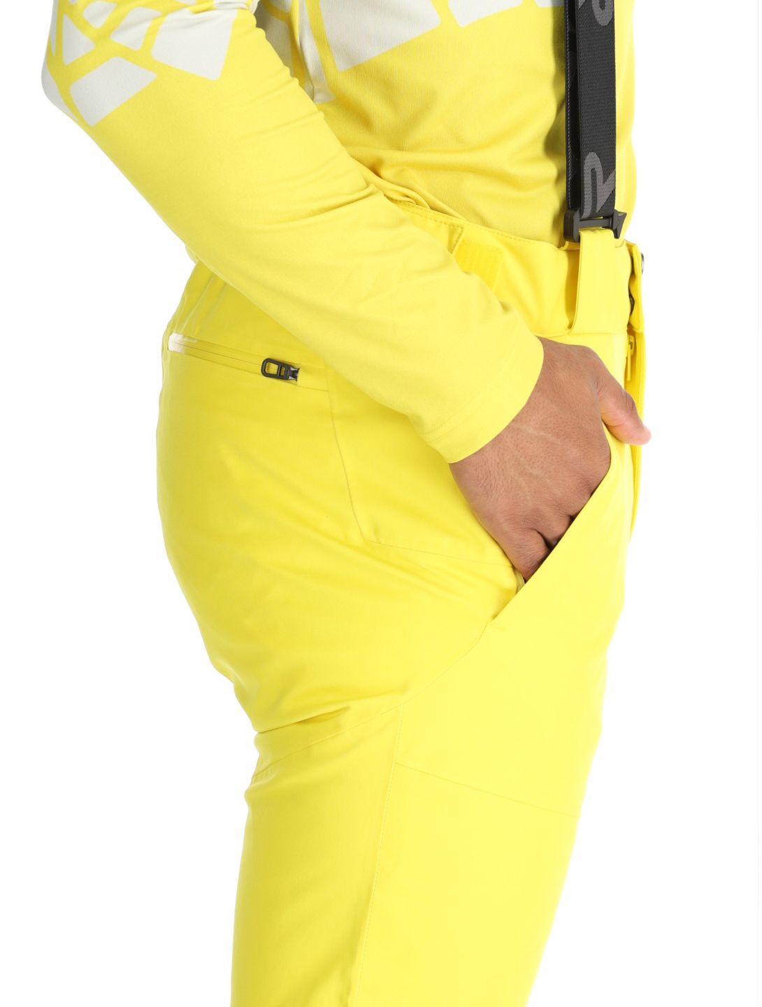 Spyder, Dare pantalones de esquí hombres Acid Yellow amarillo 