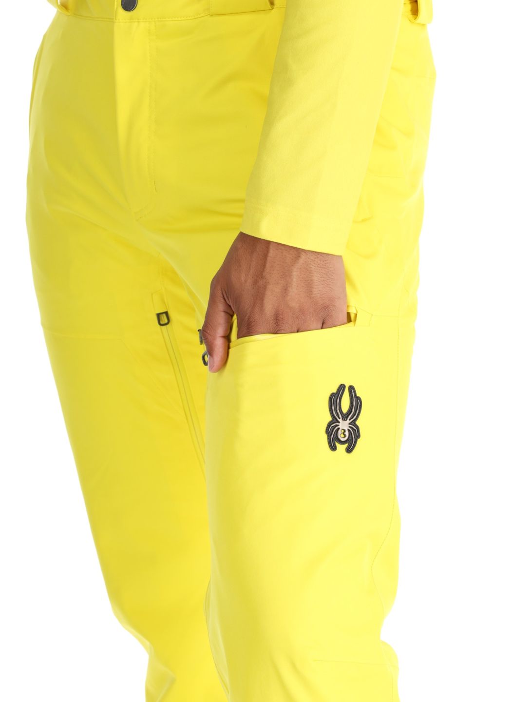 Spyder, Dare pantalones de esquí hombres Acid Yellow amarillo 