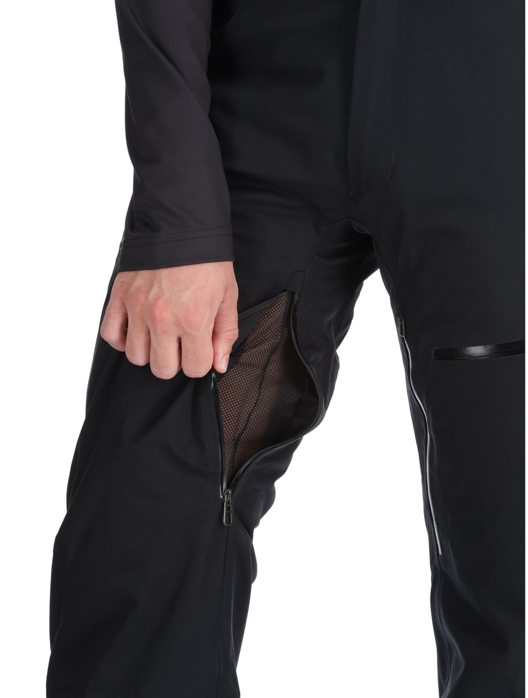 Spyder, Dare pantalones de esquí modelo pequeño hombres Black negro 