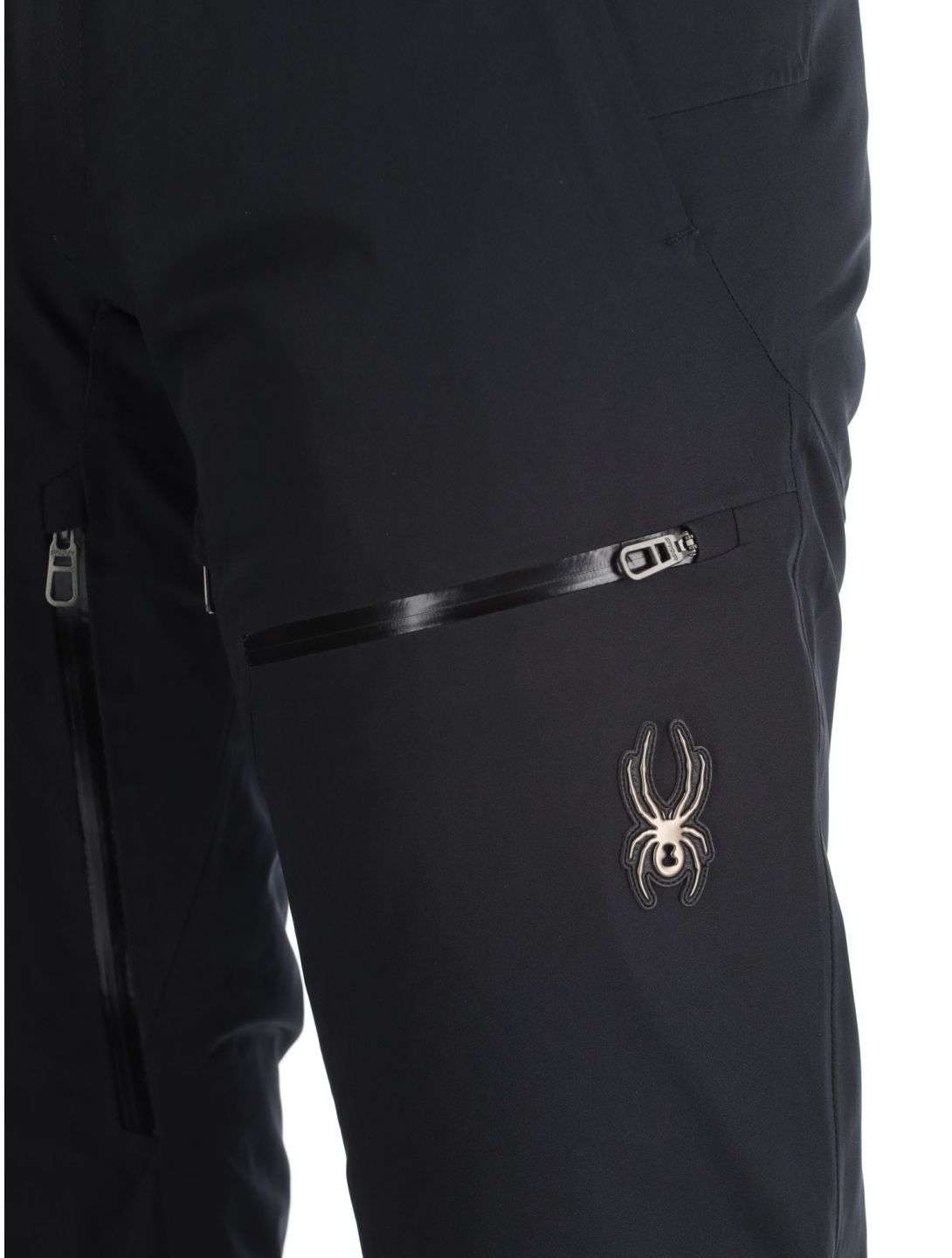 Spyder, Dare pantalones de esquí modelo pequeño hombres Black negro 