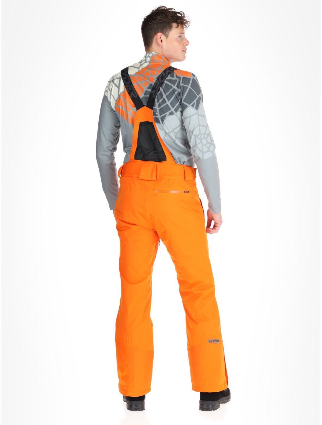 Spyder, Dare pantalones de esquí hombres Orange Shock naranja 