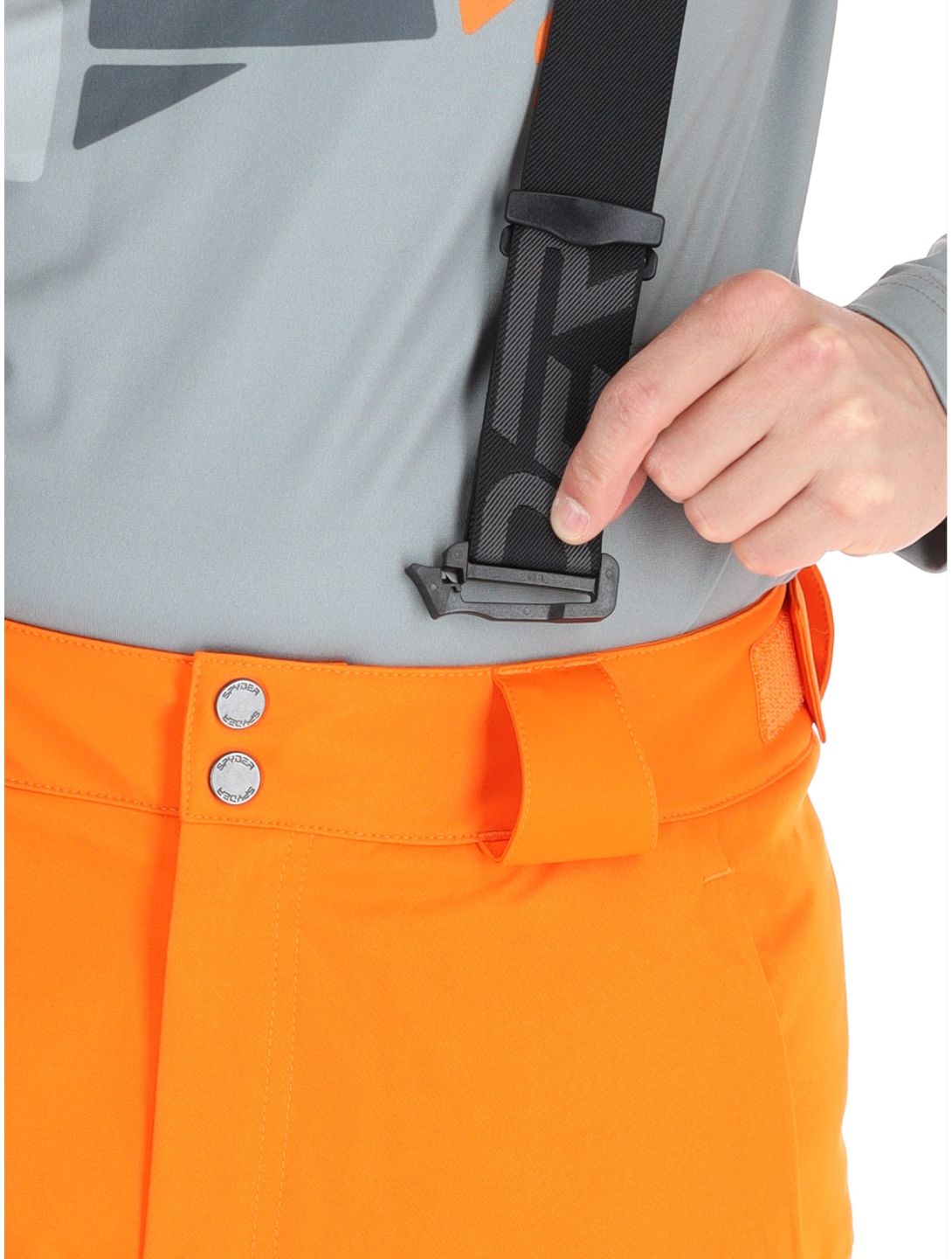 Spyder, Dare pantalones de esquí hombres Orange Shock naranja 