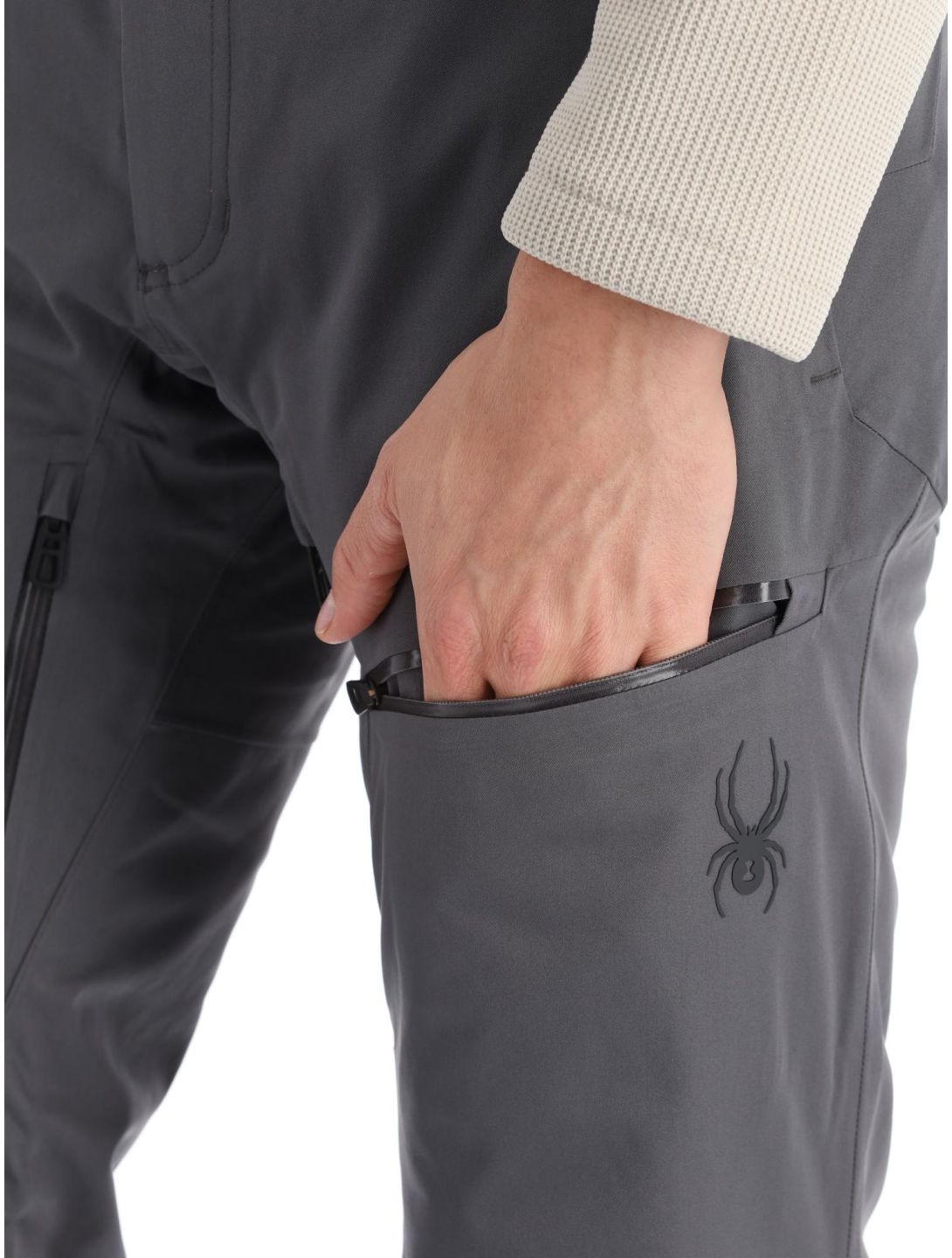 Spyder, Dare pantalones de esquí hombres Polar gris 