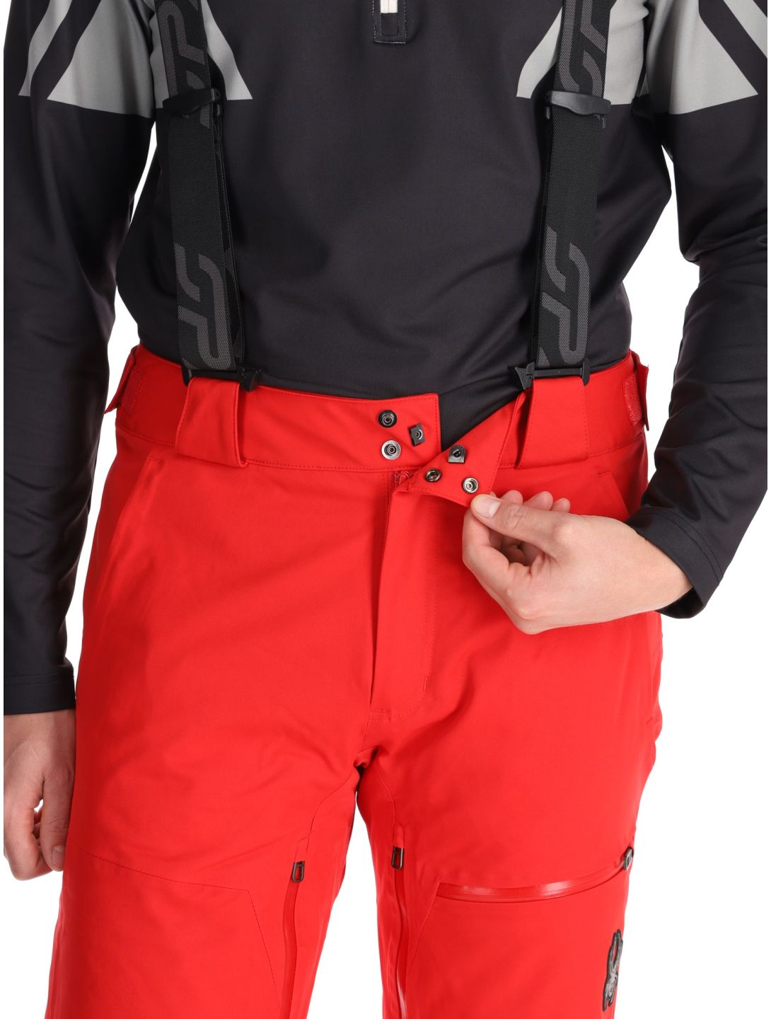 Spyder, Dare pantalones de esquí hombres Spyder Red rojo 