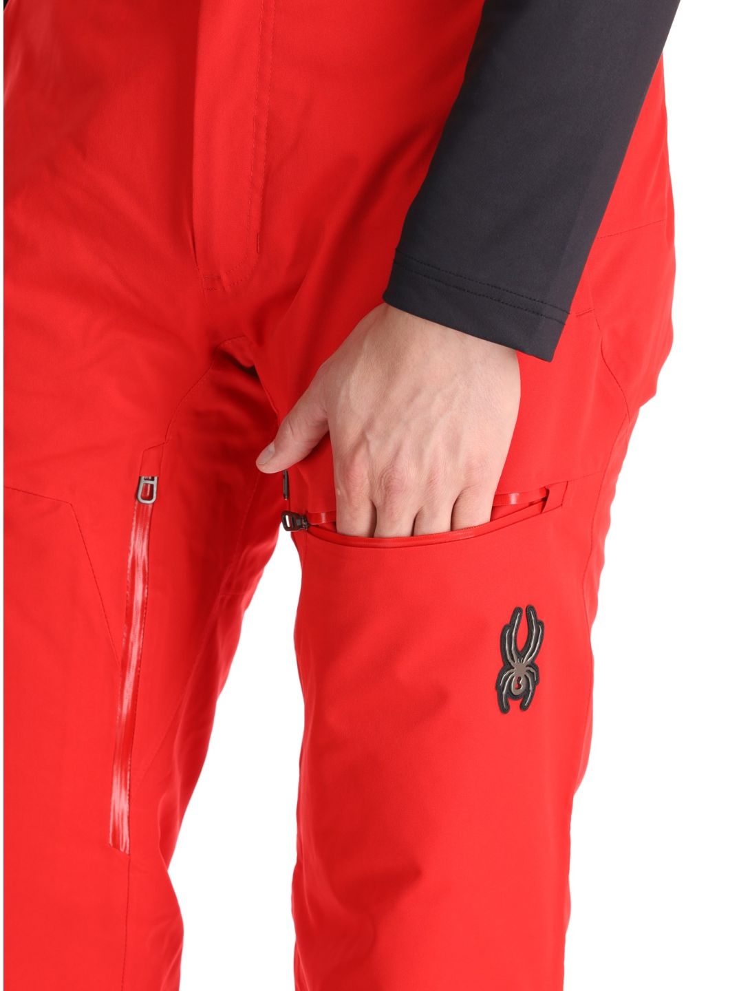 Spyder, Dare pantalones de esquí hombres Spyder Red rojo 