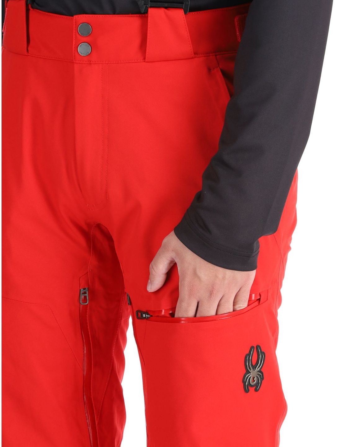 Spyder, Dare pantalones de esquí modelo pequeño hombres Spyder Red rojo 