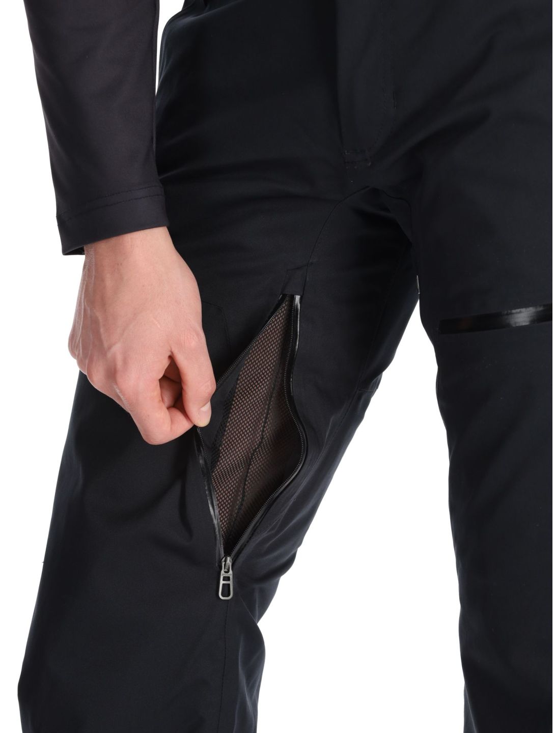 Spyder, Dare pantalones de esquí modelo largo hombres Black negro 