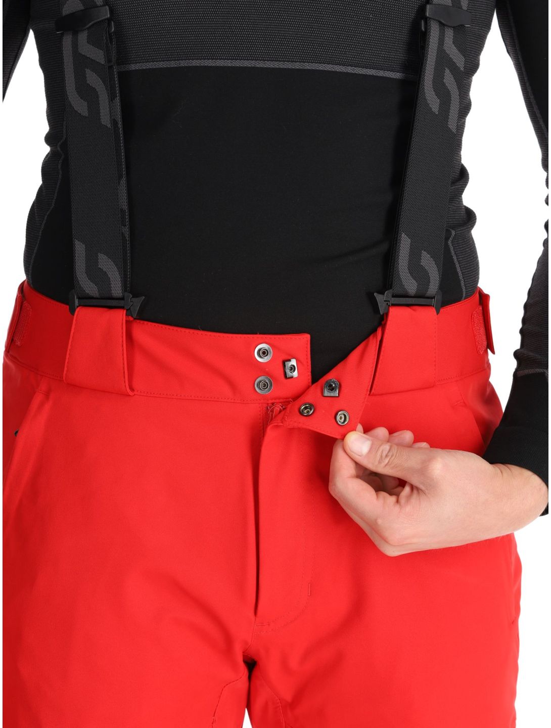 Spyder, Dare pantalones de esquí modelo largo hombres Spyder Red rojo 