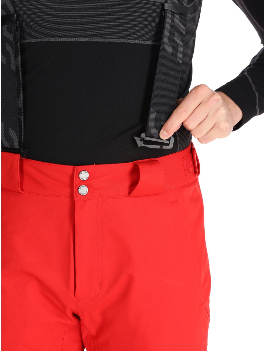 Spyder, Dare pantalones de esquí modelo largo hombres Spyder Red rojo 