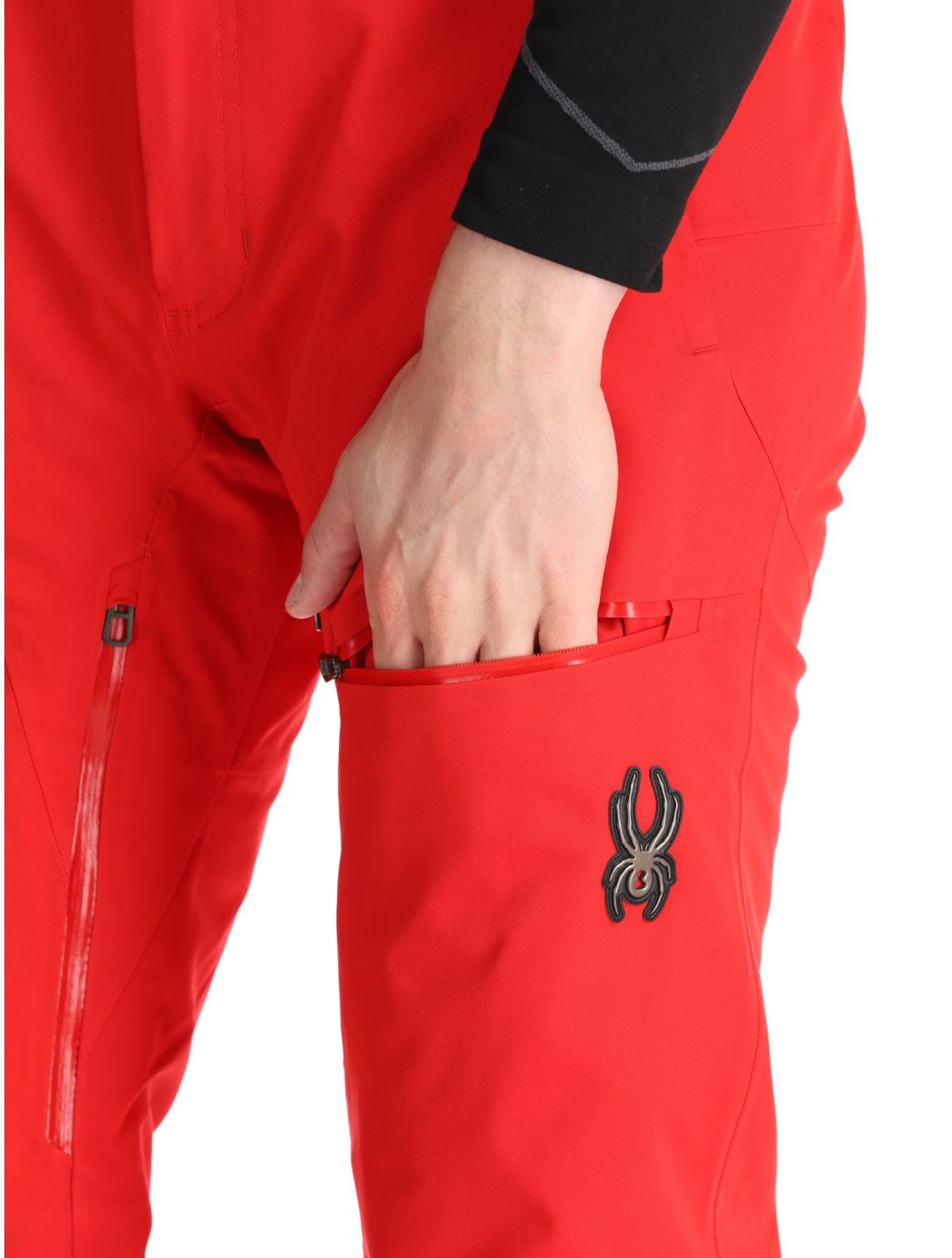 Spyder, Dare pantalones de esquí modelo largo hombres Spyder Red rojo 