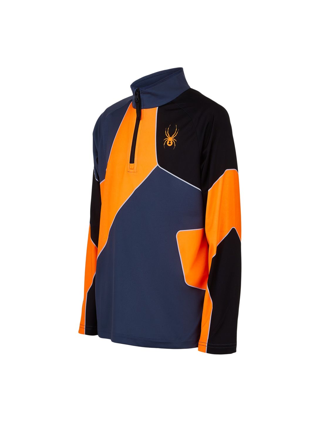 Spyder, Divide jersey niños ebony gris/naranja