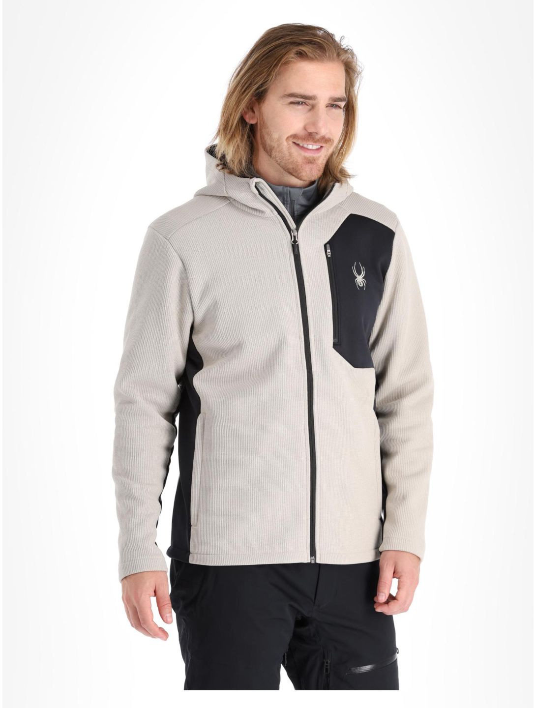 Spyder, Bandit Hooded chaleco hombres Sandstorm beige 