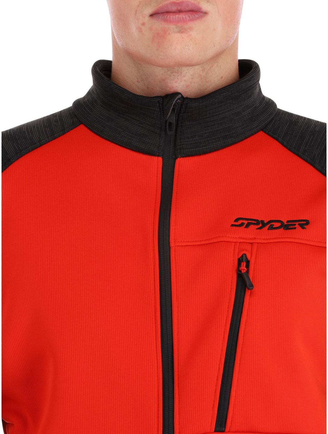 Spyder, Encore chaleco hombres Volcano negro, rojo 