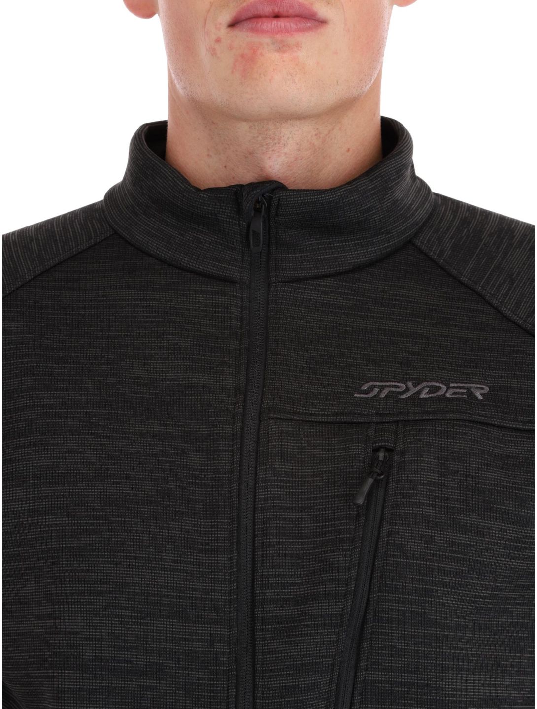 Spyder, Encore chaleco hombres Black negro 