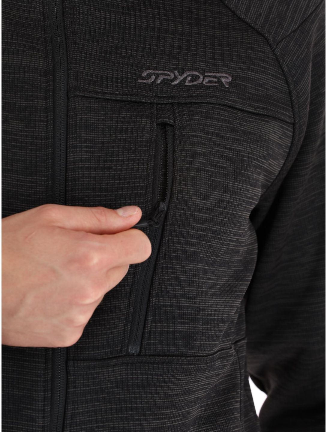 Spyder, Encore chaleco hombres Black negro 