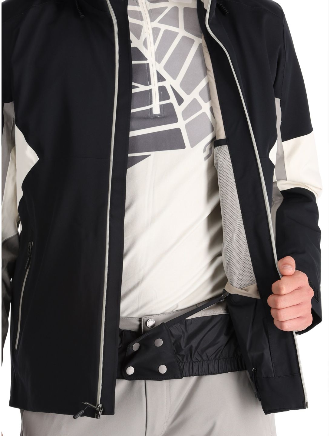 Spyder, Epiphany chaqueta de esquí hombres Black negro 