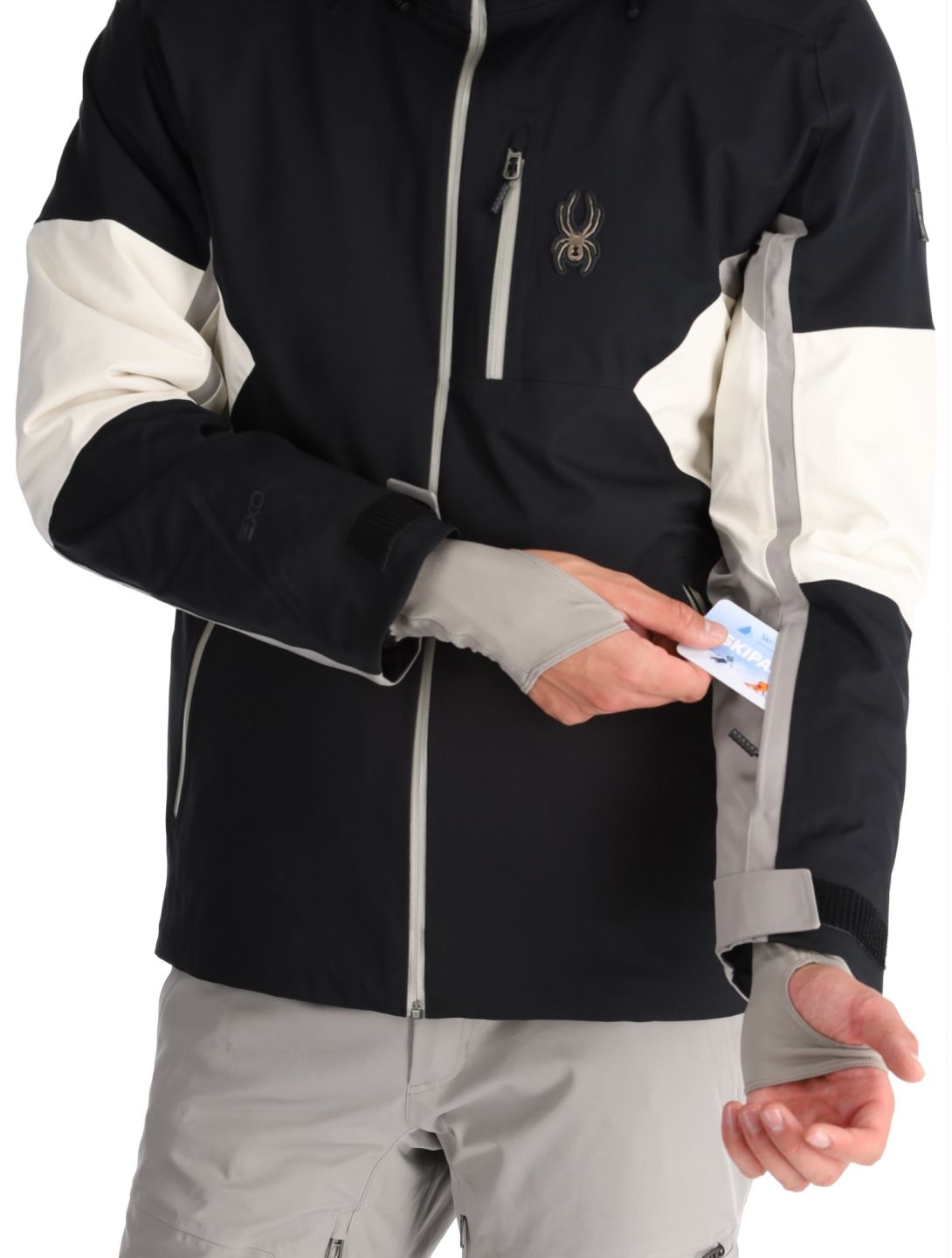 Spyder, Epiphany chaqueta de esquí hombres Black negro 