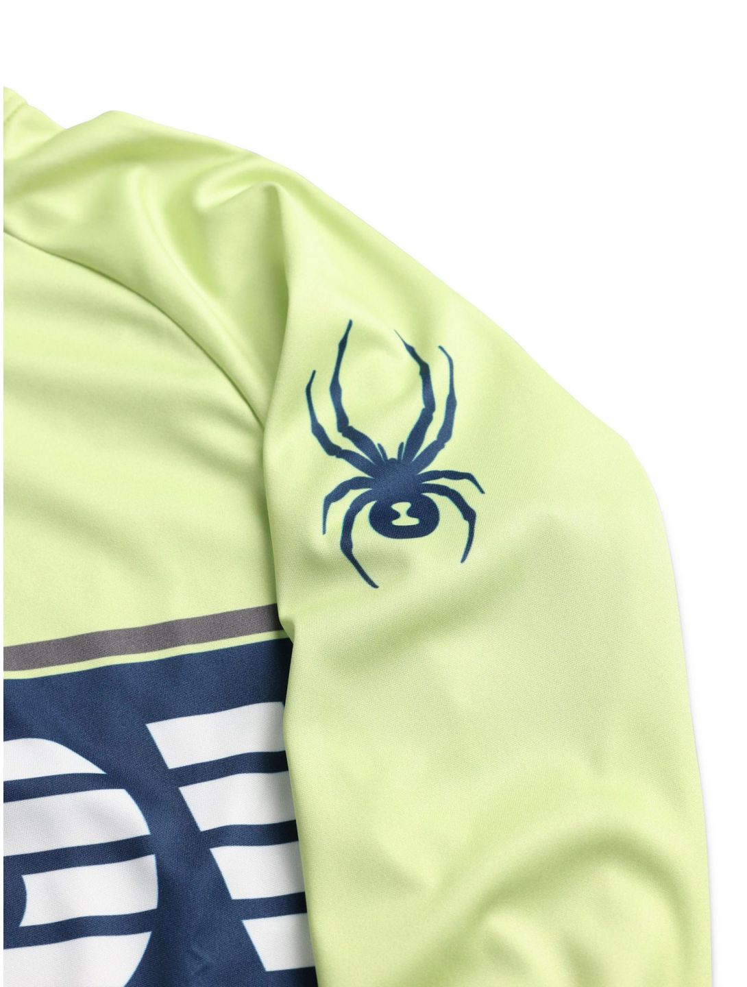 Spyder, Web 1/2 Zip jersey niños Lime Ice amarillo 