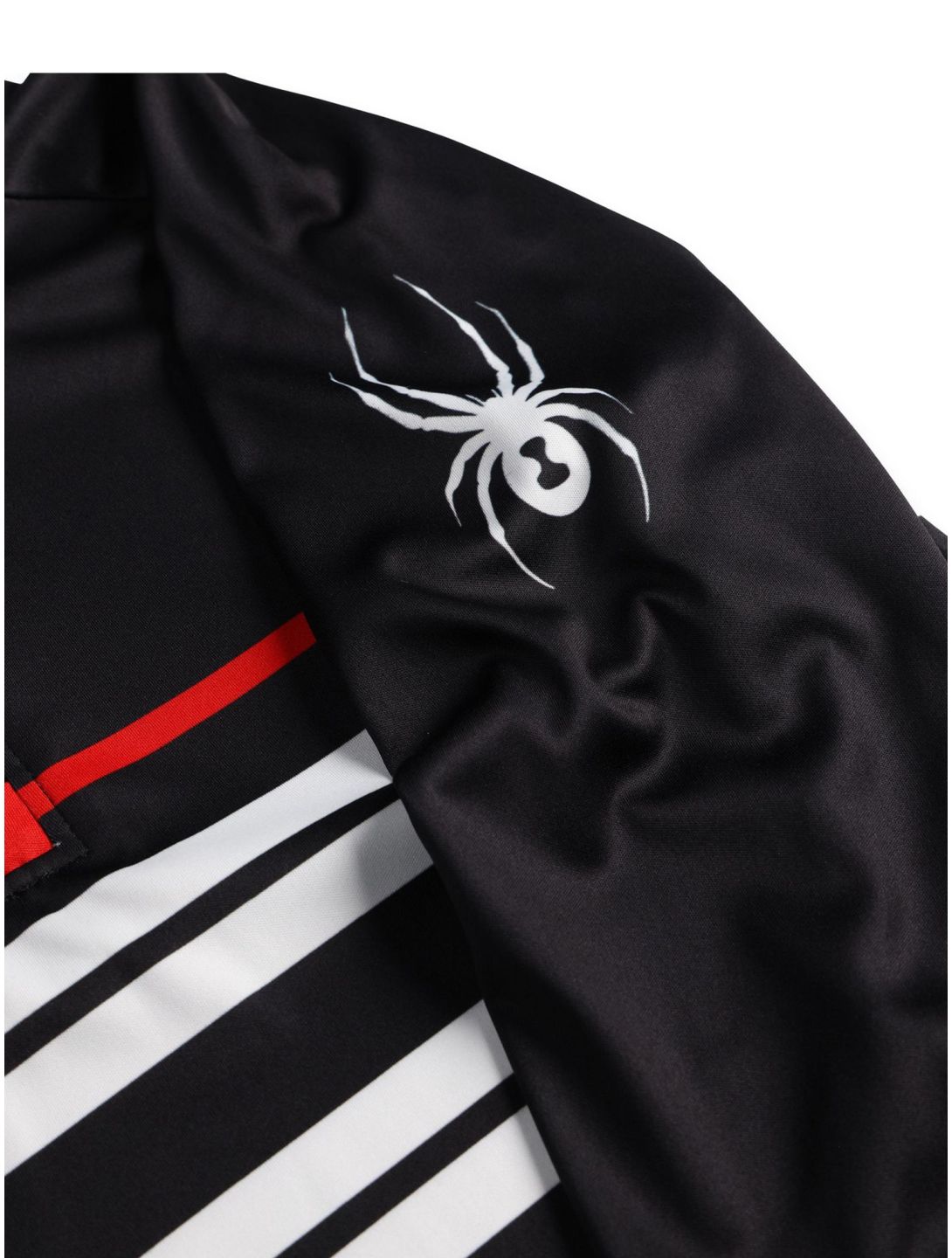 Spyder, Web 1/2 Zip jersey niños Black negro 