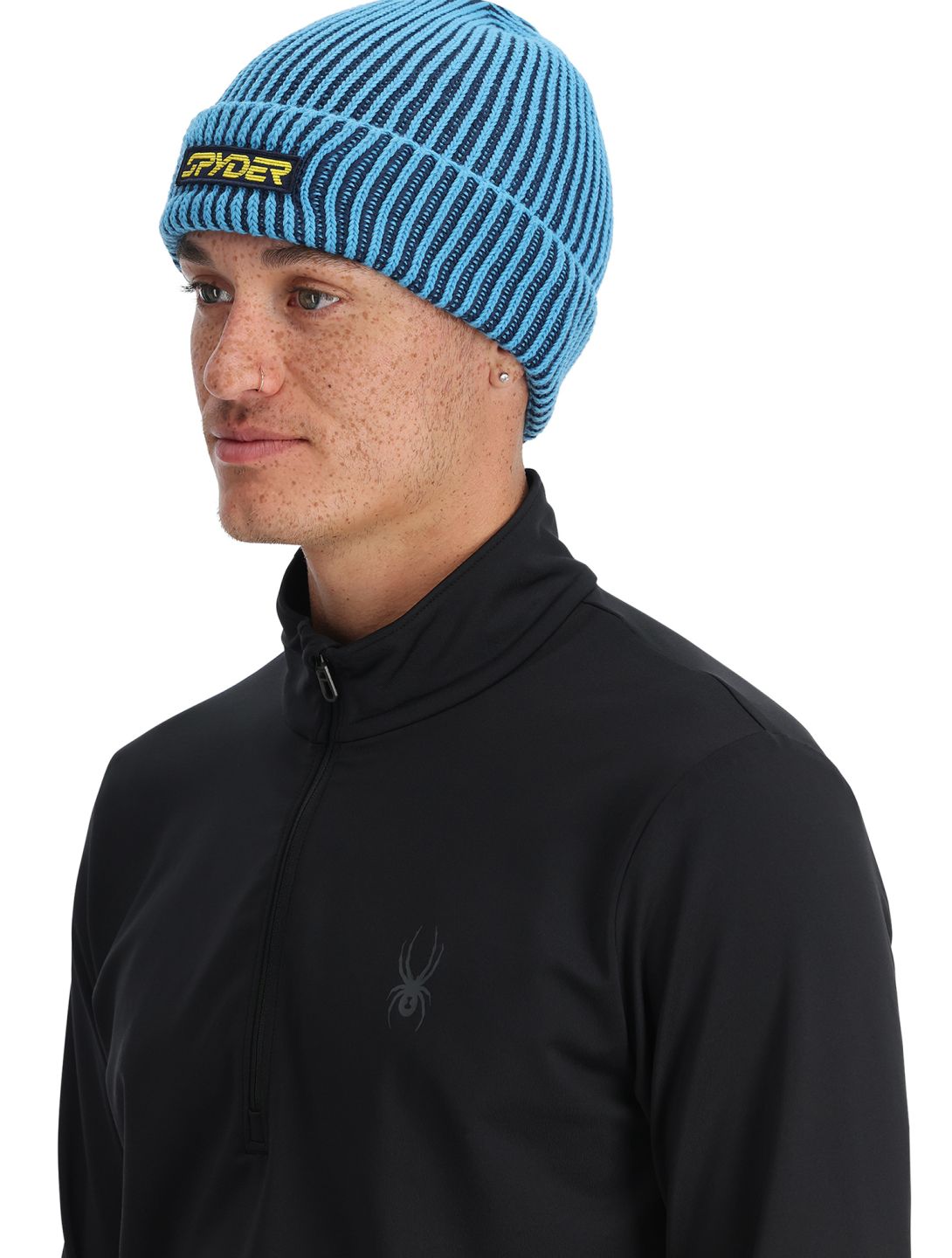 Spyder, Groomers Hat gorro hombres Aether Blue azul 