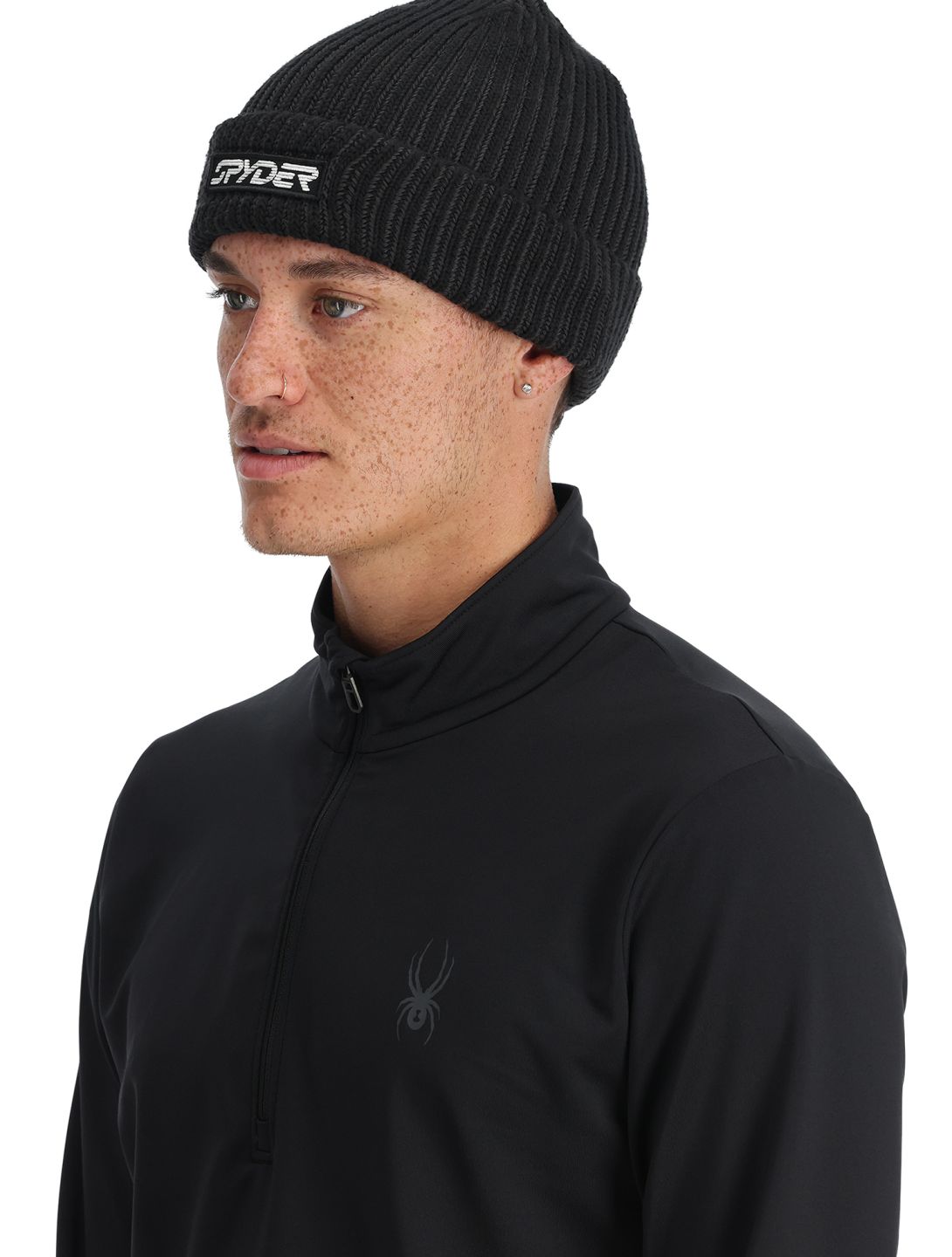 Spyder, Groomers Hat gorro hombres Black negro 