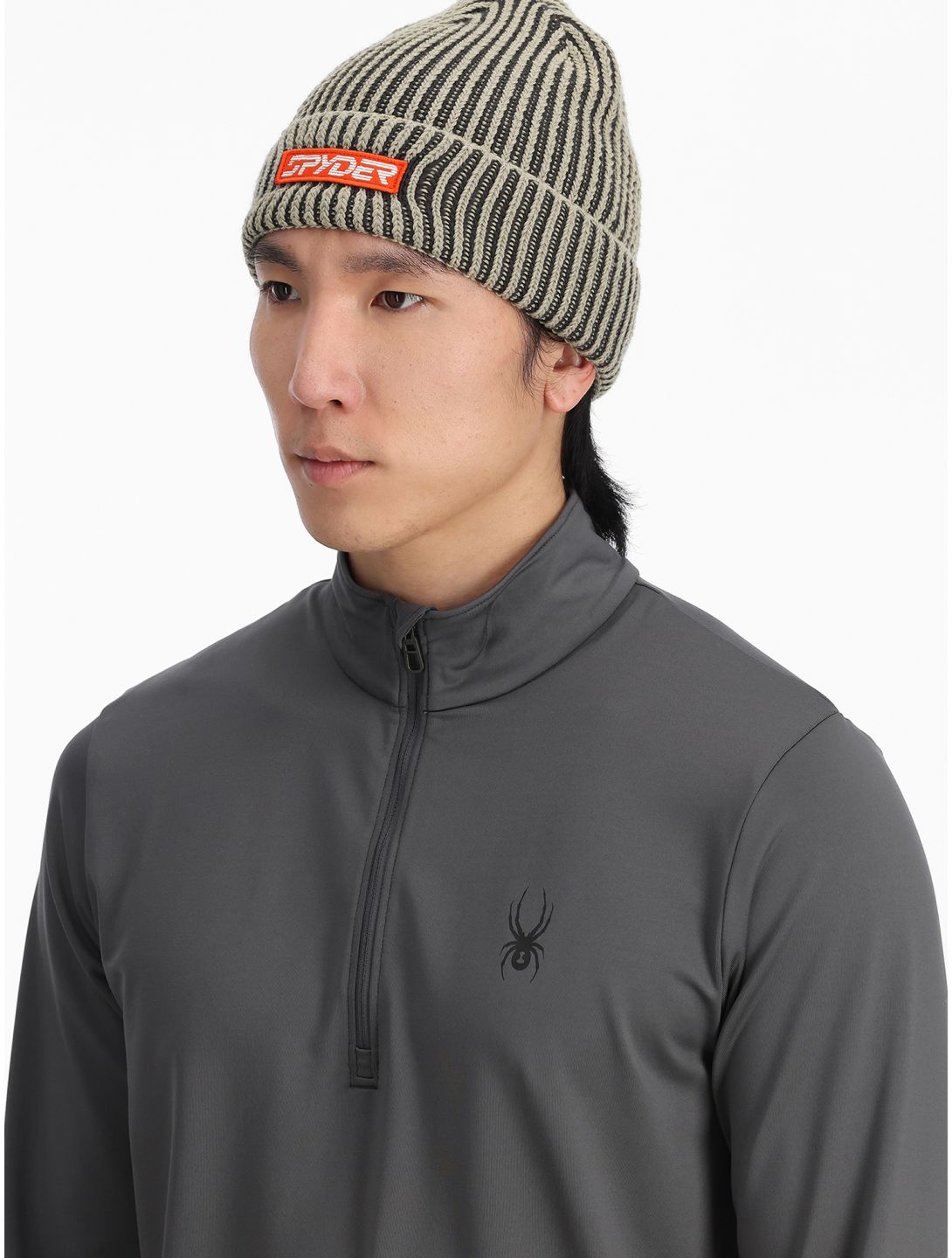 Spyder, Groomers Hat gorro hombres Concrete gris 