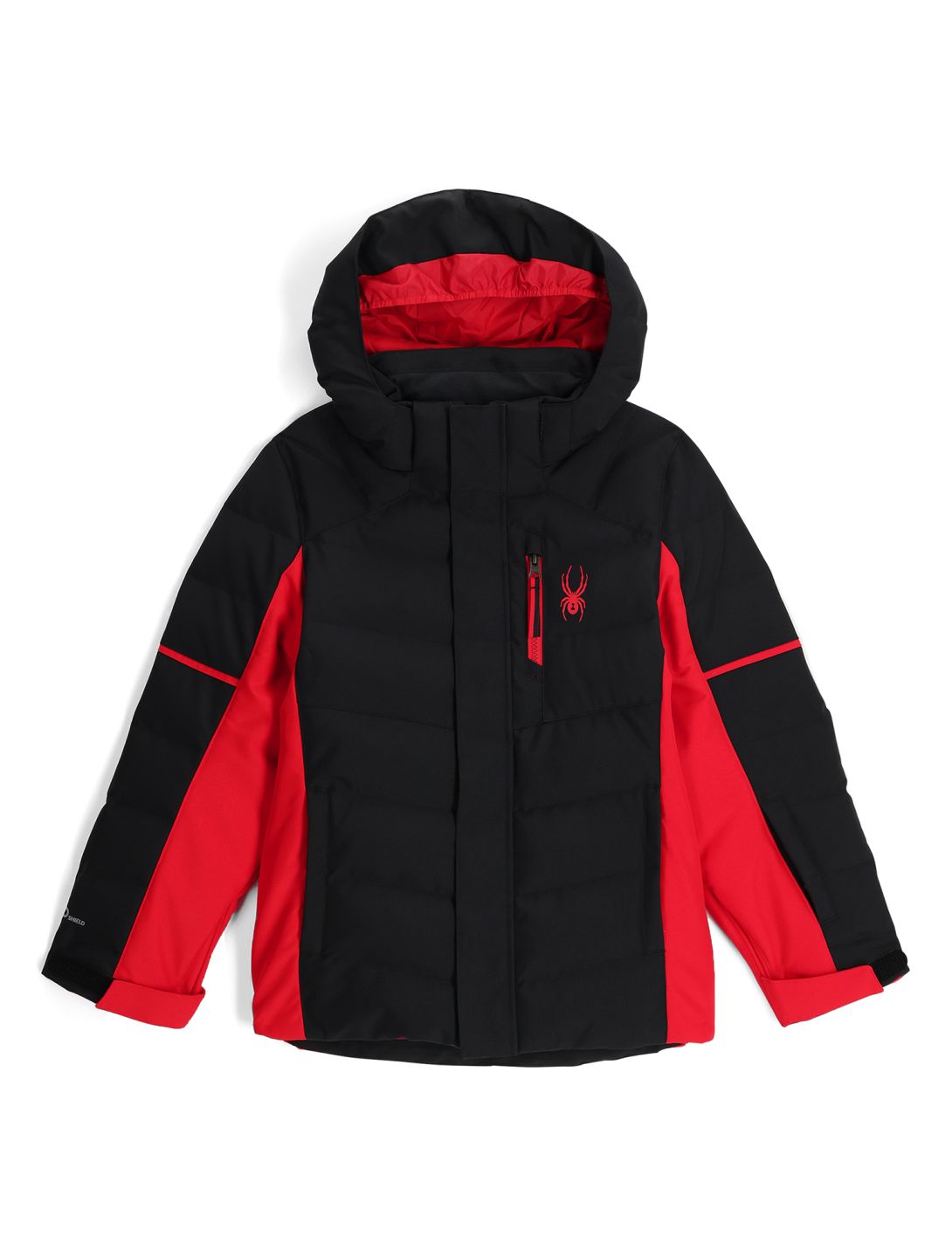 Spyder, Impulse Synthetic Down chaqueta de esquí niños Black negro 