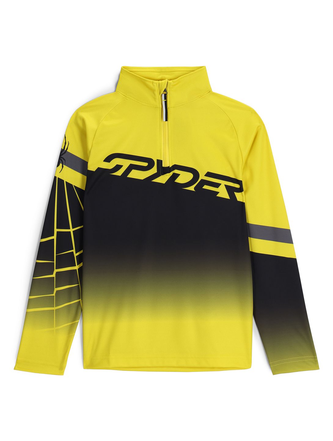 Spyder, Incline 1/2 Zip jersey niños Acid Yellow amarillo 