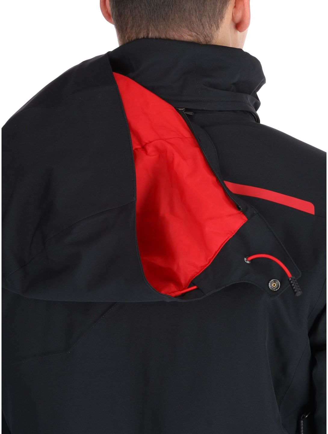 Spyder, Leader chaqueta de esquí hombres Black negro 