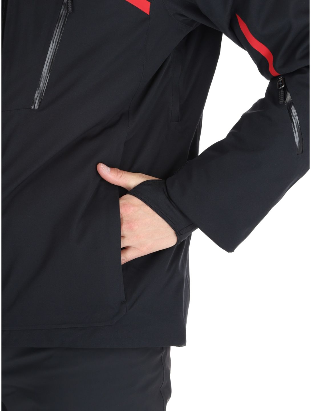 Spyder, Leader chaqueta de esquí hombres Black negro 