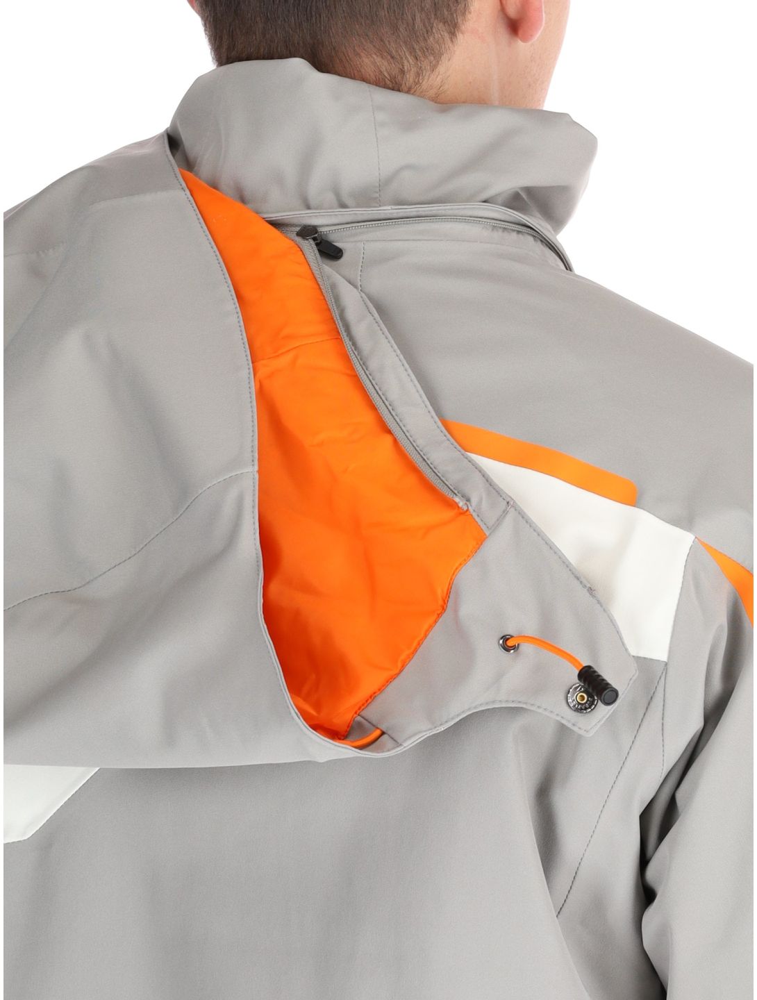 Spyder, Leader chaqueta de esquí hombres Concrete blanco, gris 