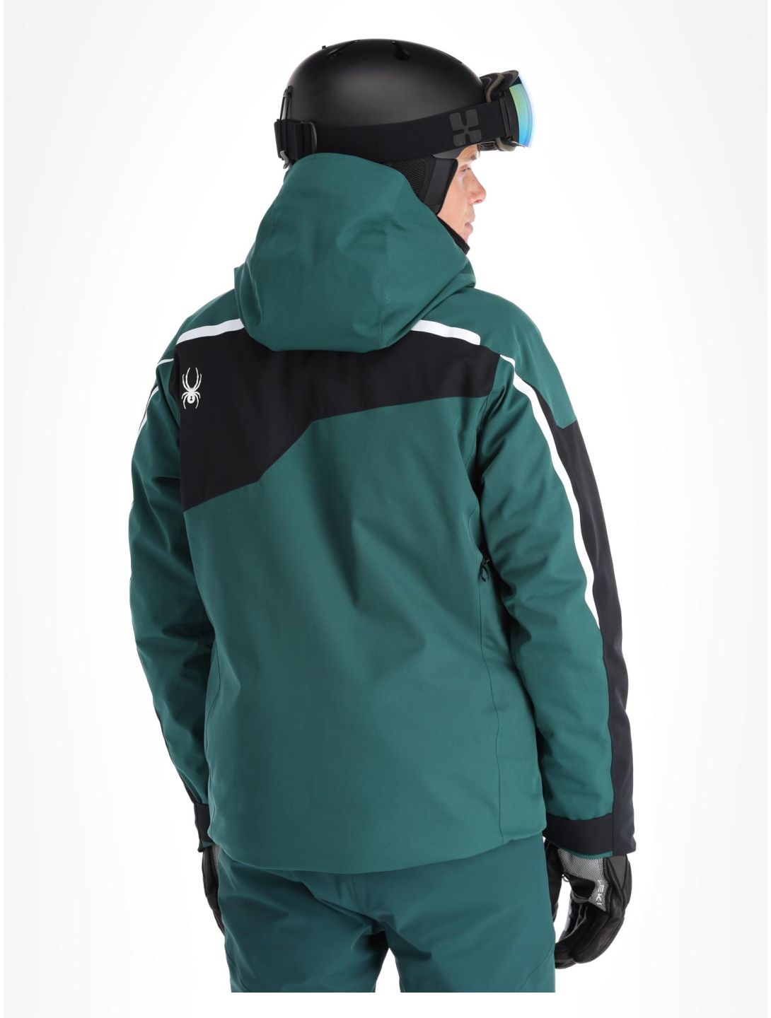 Spyder, Leader chaqueta de esquí hombres Cypress Green negro, verde 