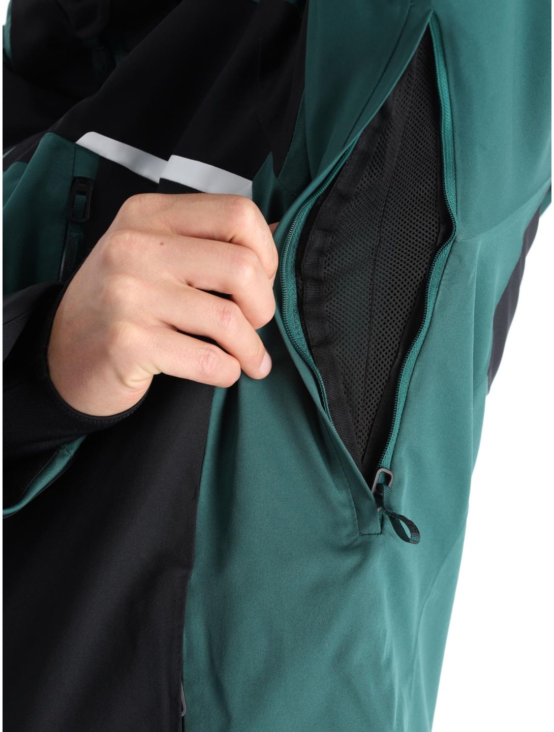 Spyder, Leader chaqueta de esquí hombres Cypress Green negro, verde 