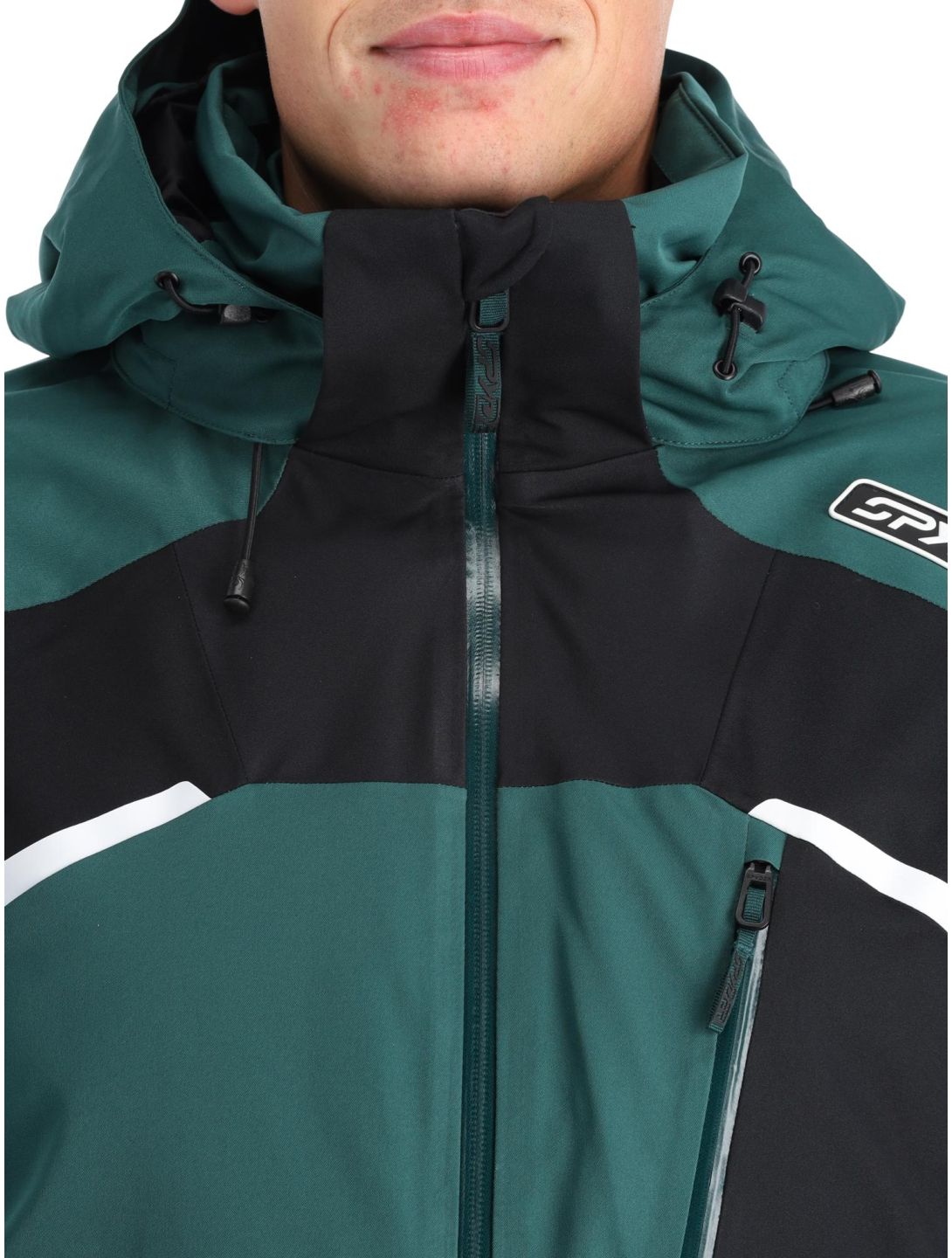 Spyder, Leader chaqueta de esquí hombres Cypress Green negro, verde 