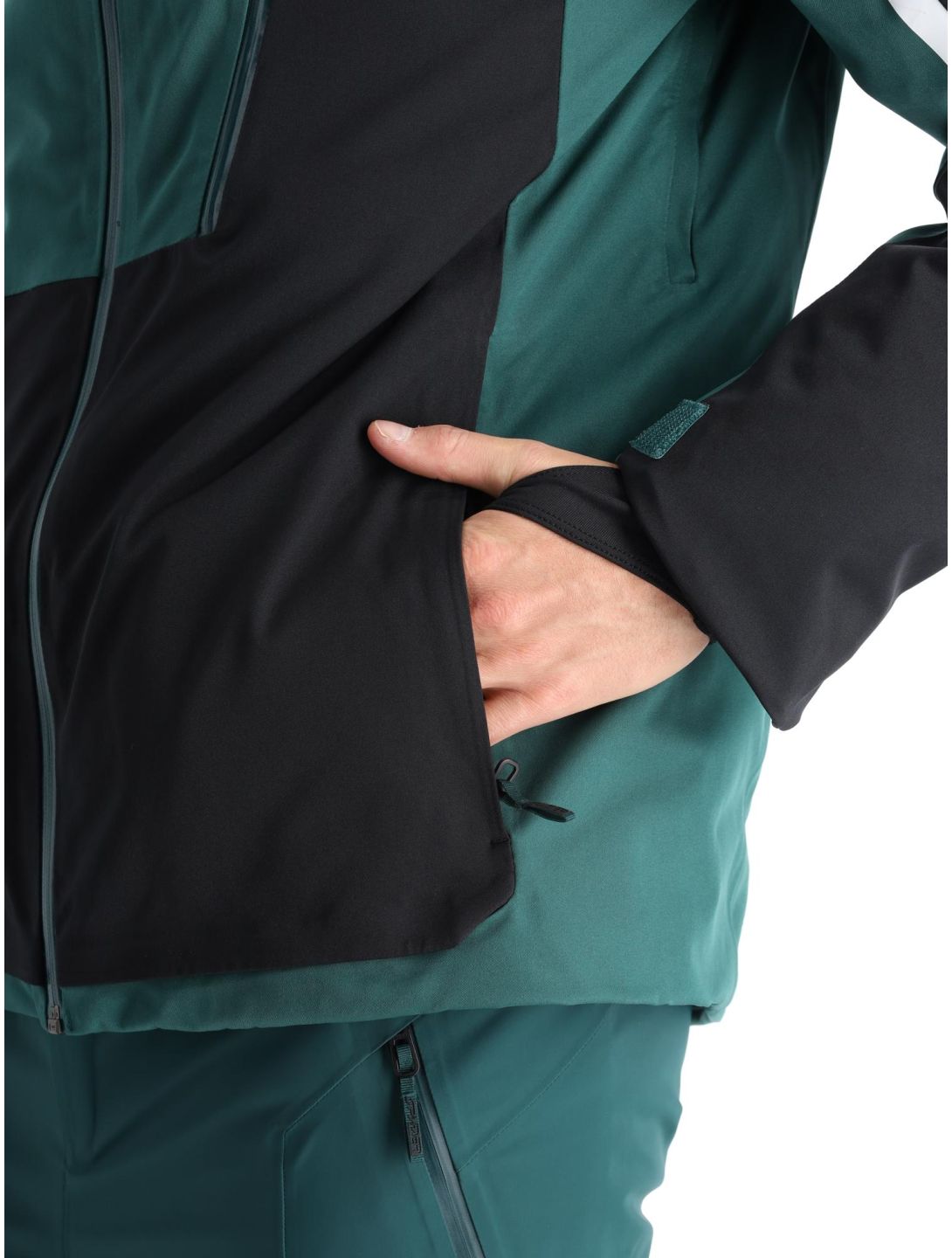 Spyder, Leader chaqueta de esquí hombres Cypress Green negro, verde 