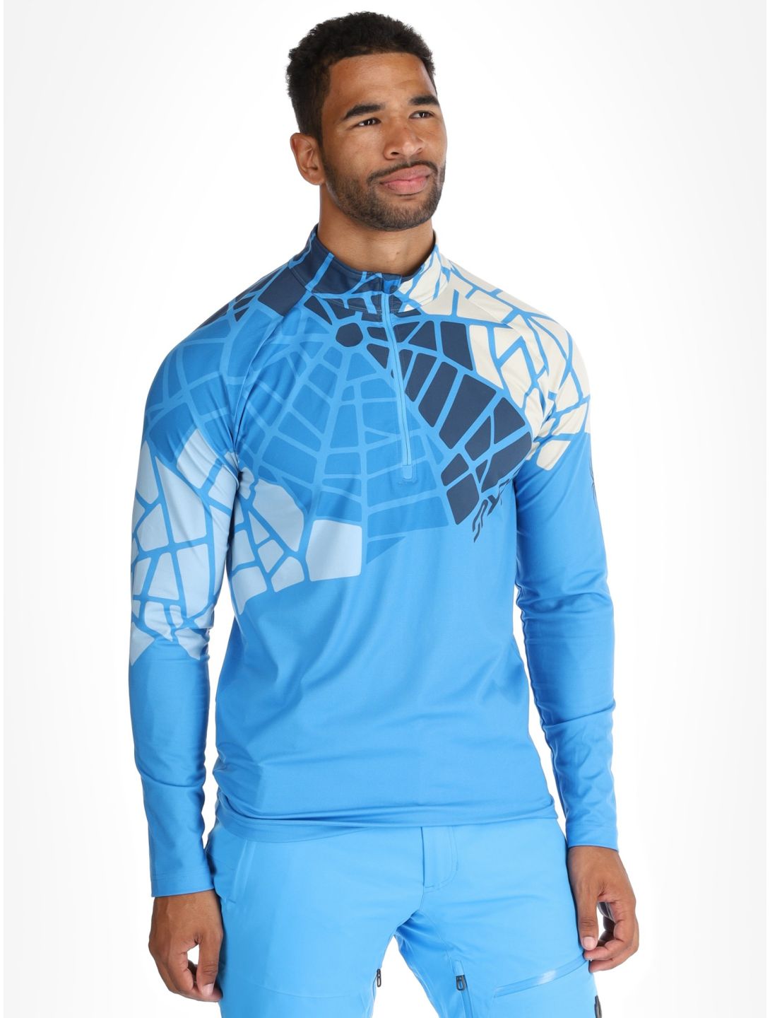 Spyder, Legacy 1/2 Zip jersey hombres Aether Blue azul 