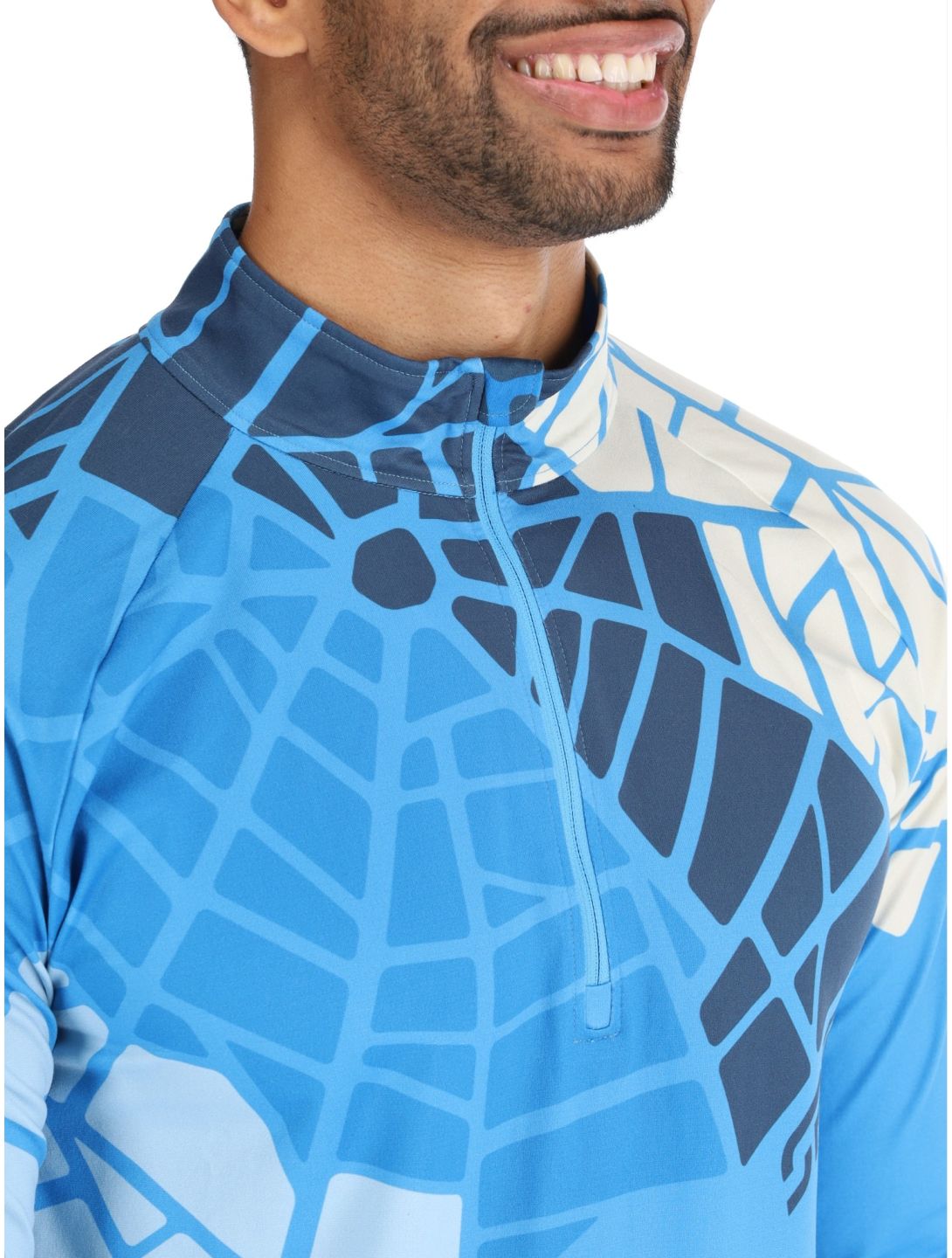 Spyder, Legacy 1/2 Zip jersey hombres Aether Blue azul 