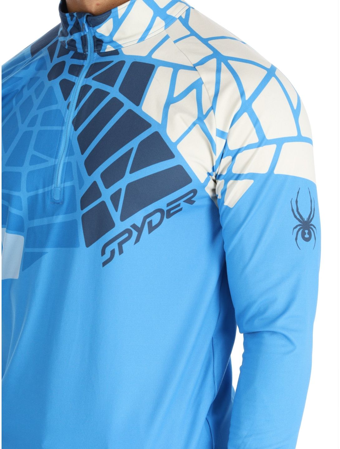 Spyder, Legacy 1/2 Zip jersey hombres Aether Blue azul 