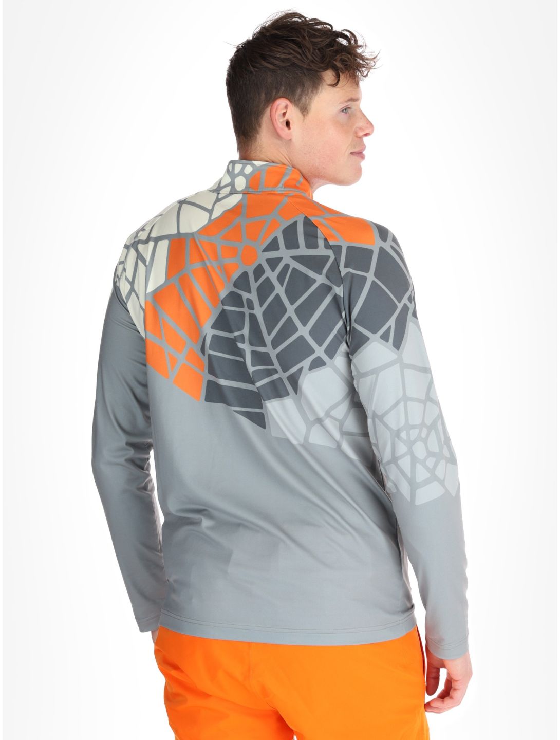 Spyder, Legacy 1/2 Zip jersey hombres Concrete gris 