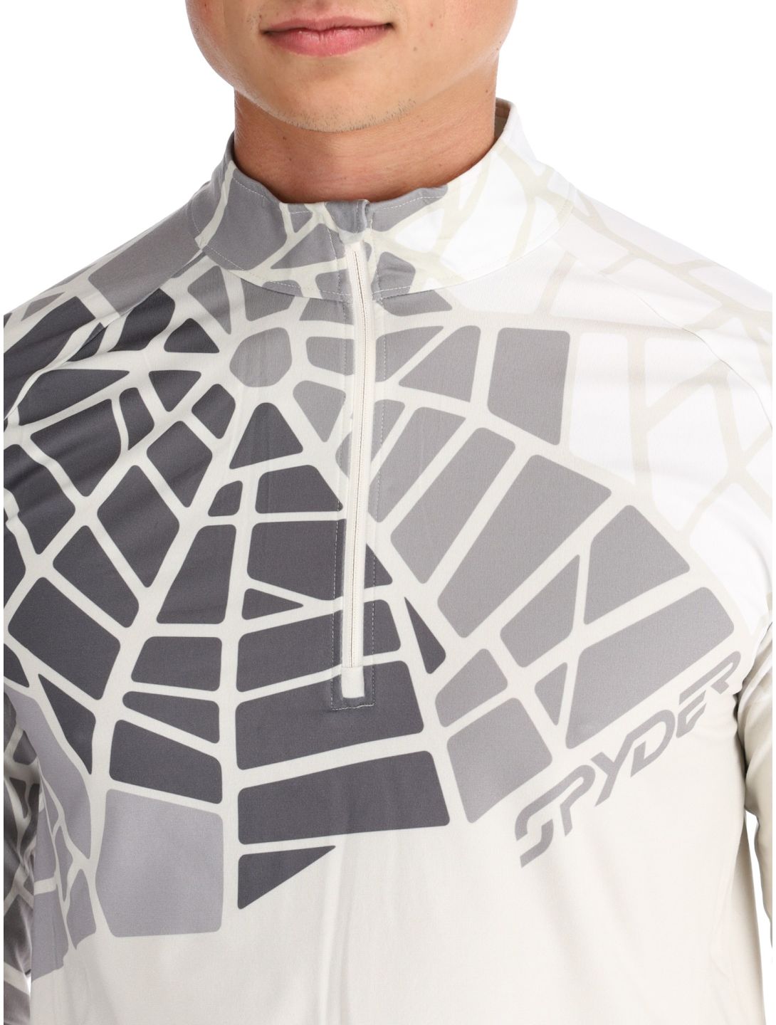 Spyder, Legacy 1/2 Zip jersey hombres Vanilla Latte beige 