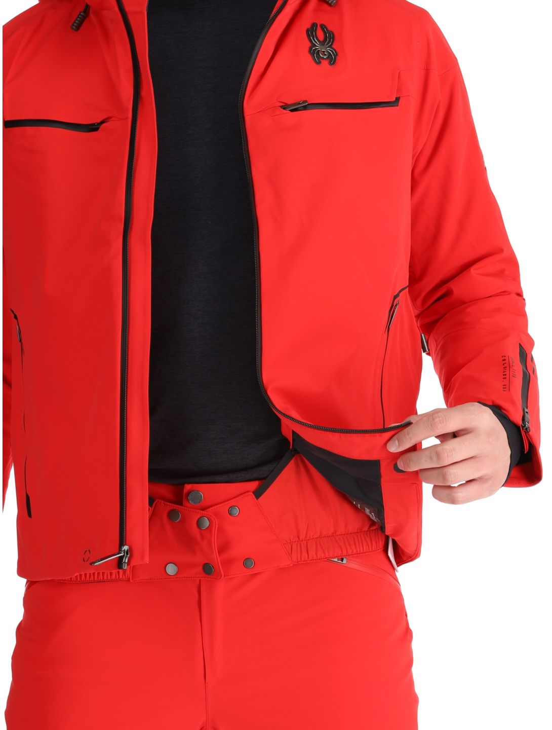 Spyder, Monterosa chaqueta de esquí hombres Spyder Red rojo 